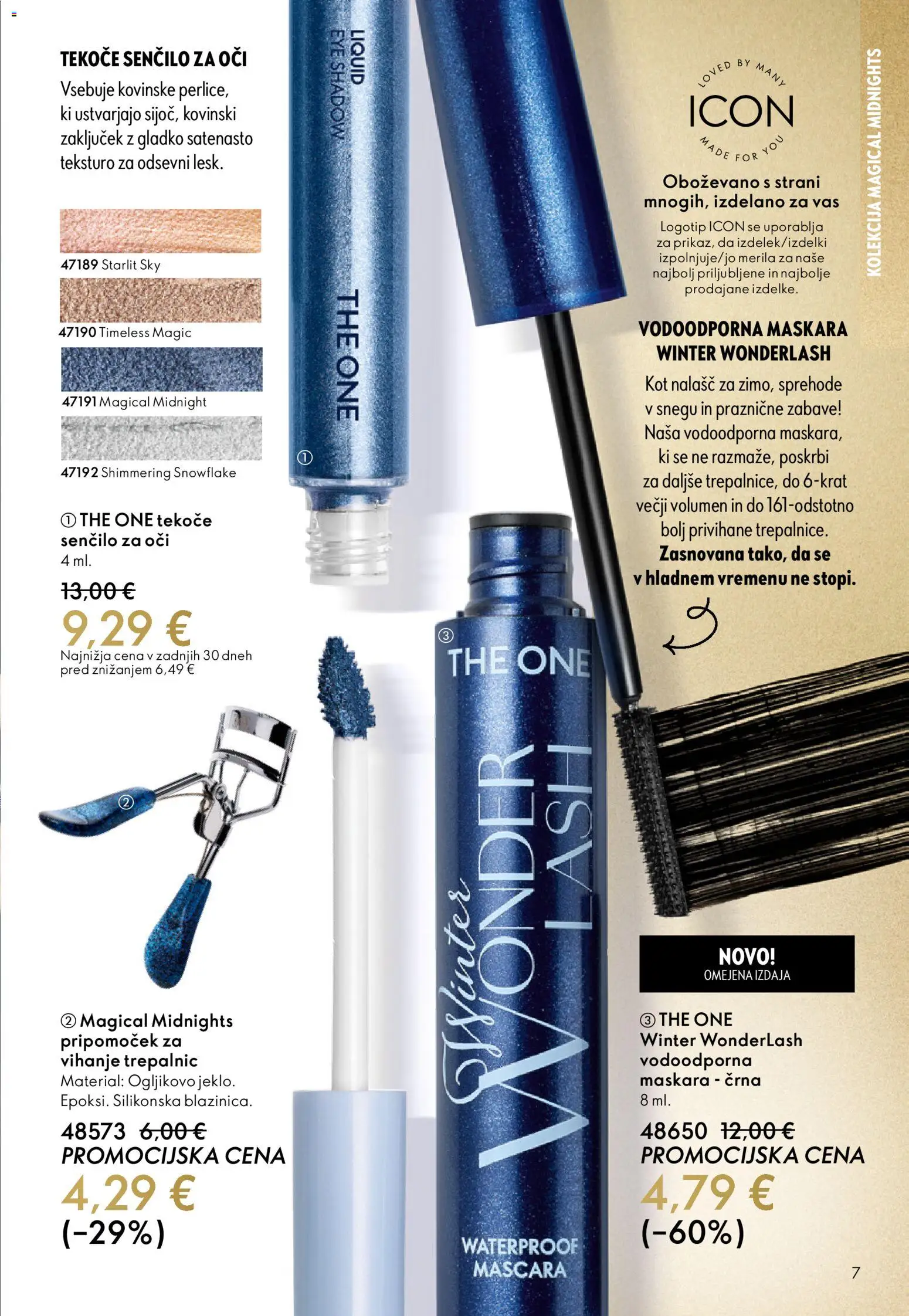 Novi Oriflame katalog ponudbe – veljaven od 19.11.2025 | Stran: 7 | Izdelki: Maskara, Sencilo za oci, Senčilo