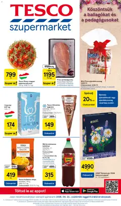 Tesco Szupermarket akciós újság  - amely érvényes a következő dátumtól: 23.04.2026