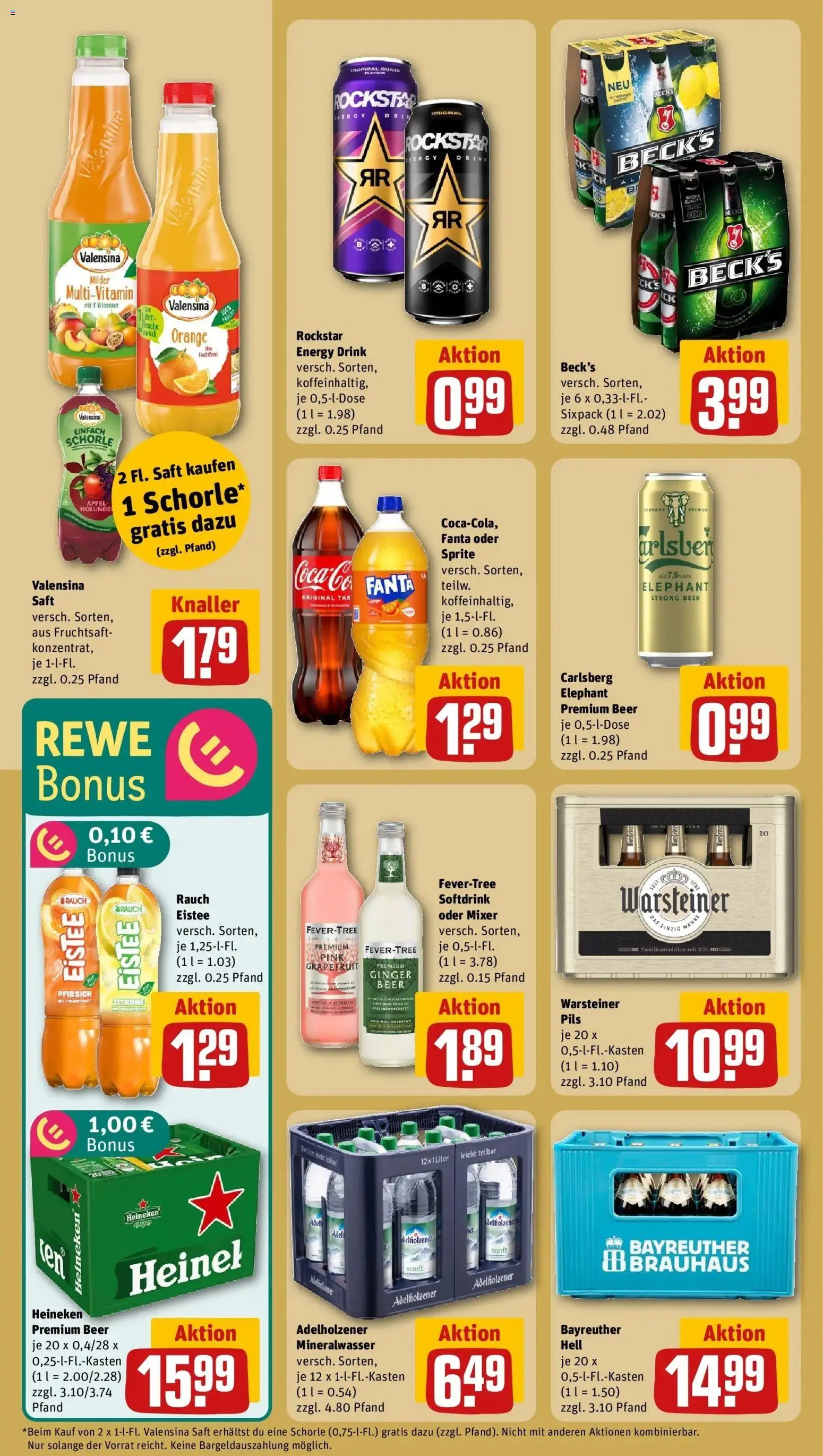 Rewe Prospekt München	 – gültig ab 13.04.2026 | Seite: 20 | Produkte: Mixer, Sprite, Carlsberg, Energy