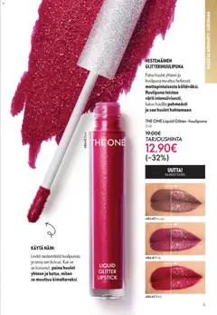 Oriflame-mainoslehti voimassa 19.11.2025 alkaen | Sivu: 5 | Tuotteet: Huulipuna