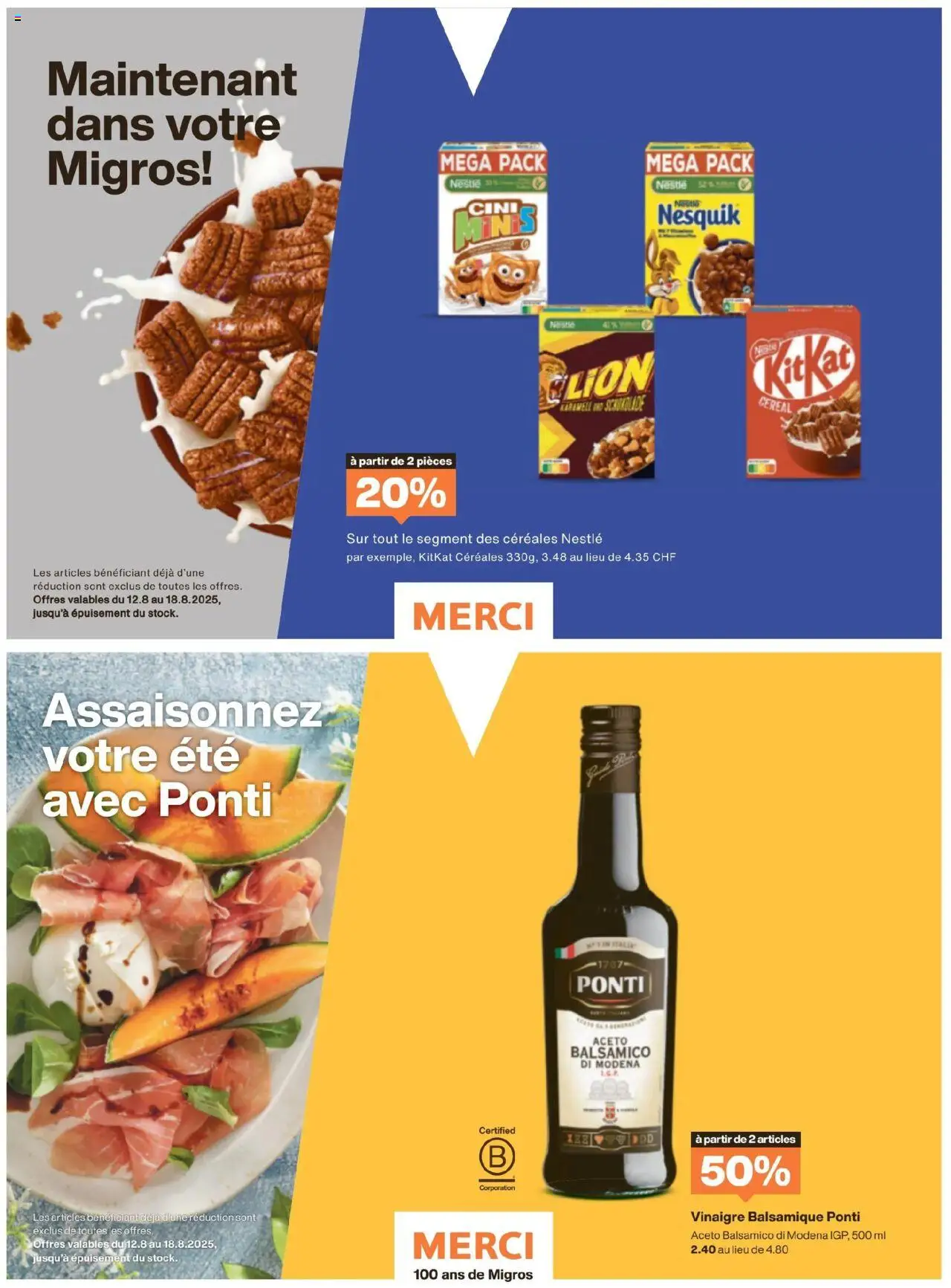 Migros - Magazin FR ab 12.08.2025 | Seite: 16 | Produkte: Balsamico, Schokolade