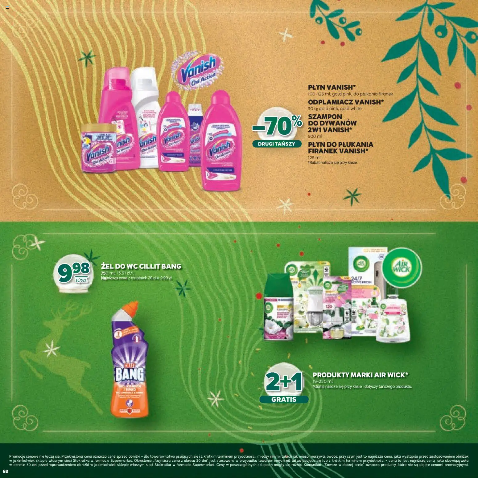 Stokrotka Gazetka - Boże Narodzenie od 11.12.2025 | Strona: 68 | Produkty: Vanish, Stokrotka, Szampon, Odplamiacz