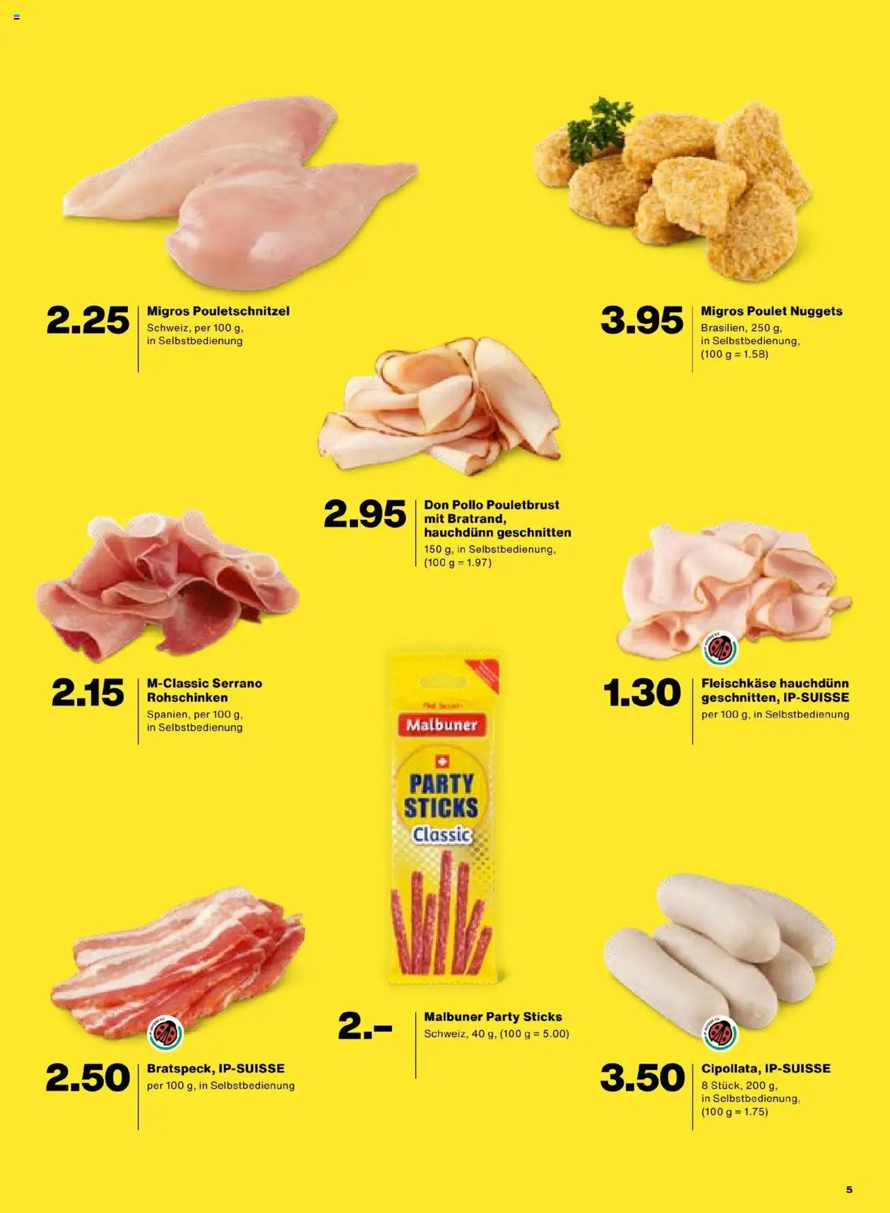 Migros Aktionen – gültig ab 07.10.2025 | Seite: 5 | Produkte: Pouletbrust
