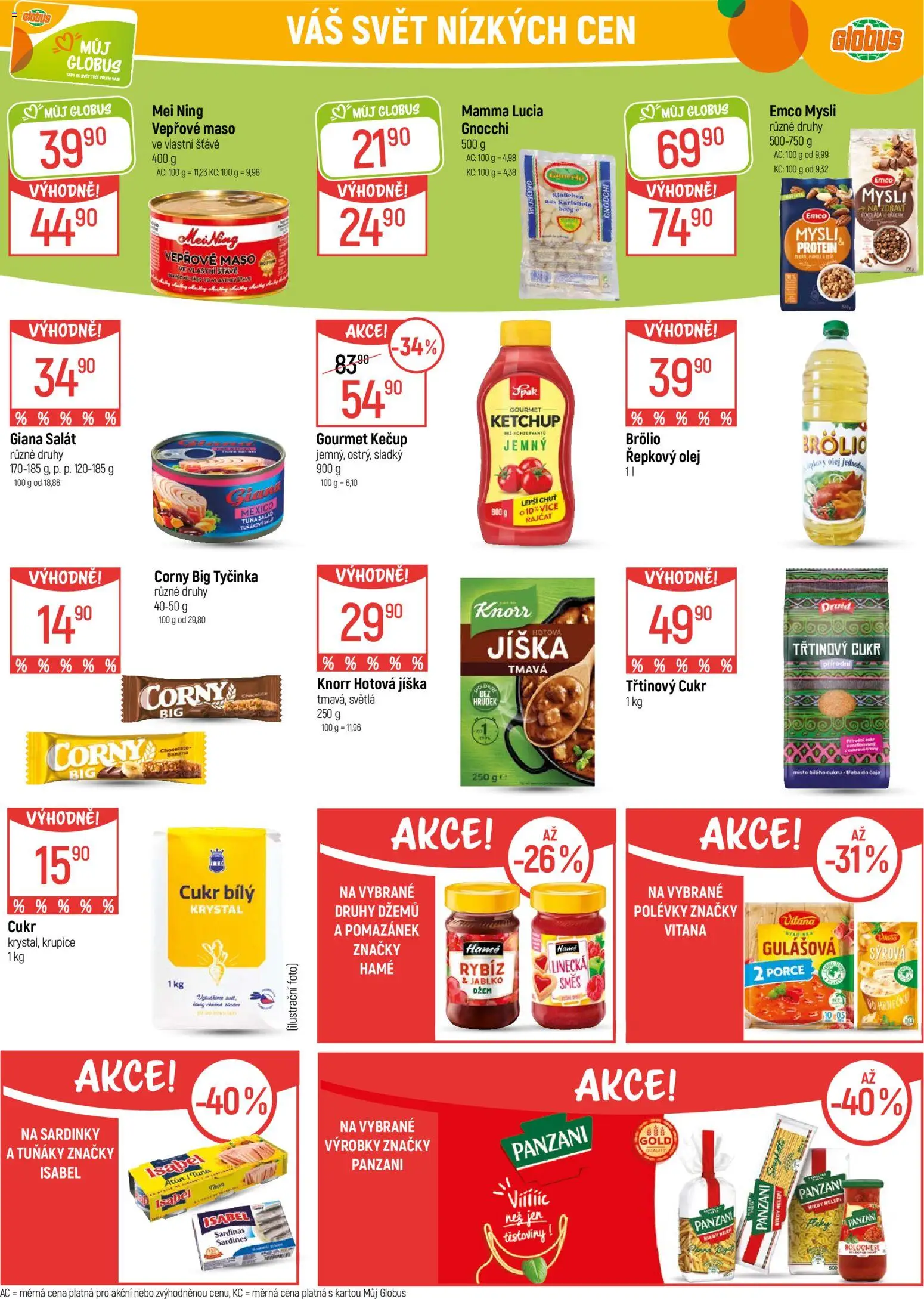 Globus leták - Karlovy Vary od 18.03.2026 | Strana: 24 | Produkty: Gourmet, Olej, Kečup, Protein