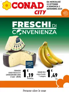 Anteprima del volantino Conad City Lazio catalogo valido a partire dal 22.10.2025