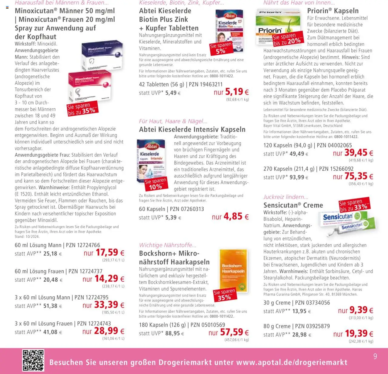 Apotal Prospekt 	 - gültig ab dem 16.07.2025 | Seite: 9 | Produkte: Creme