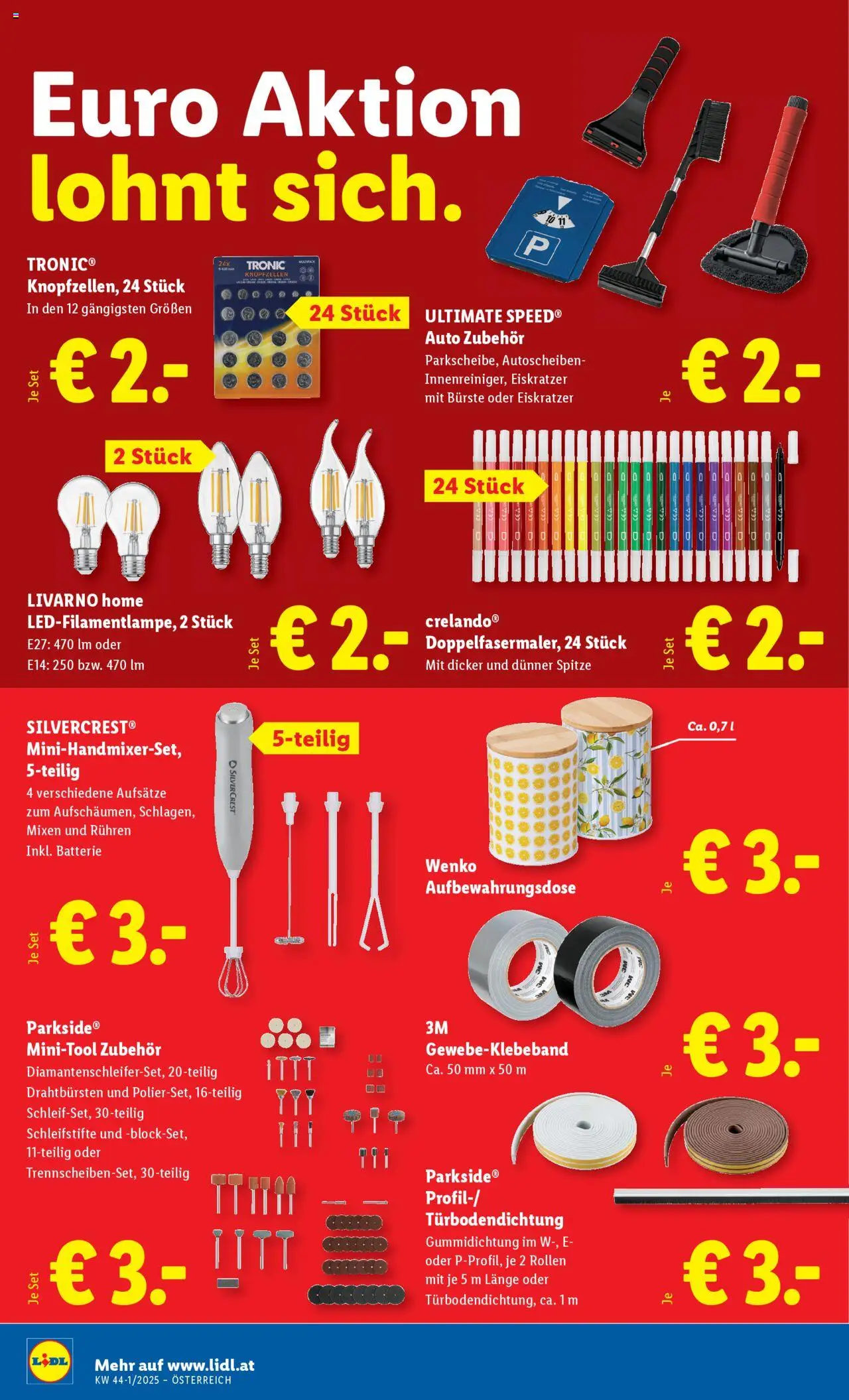 Lidl Flugblatt - Oberpullendorf, Güssing, Oberwart gültig ab 23.10.2025 | Seite: 36 | Produkte: Batterie, Bürste