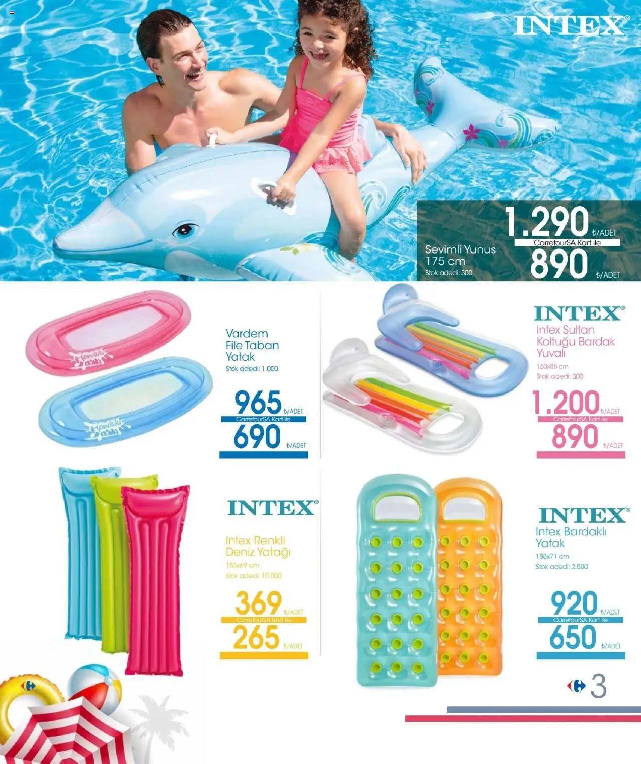 CarrefourSA - Tatil Katalogu  - 02.06.2025 tarihinden itibaren geçerlidir | Sayfa: 3 | Ürünler: Yatak, Zselatin