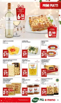 Anteprima del volantino Volantino Panorama	 valido a partire dal 18.12.2025 | Pagina: 5 | Prodotti: Prosciutto, Lasagna, Spinaci, Gnocchi