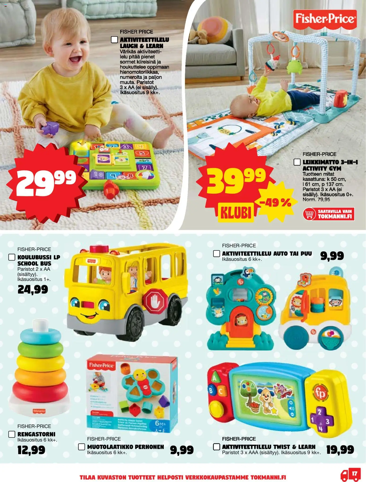 Tokmanni - Joululelukuvasto – voimassa 03.11.2025 alkaen | Sivu: 17 | Tuotteet: Paristot