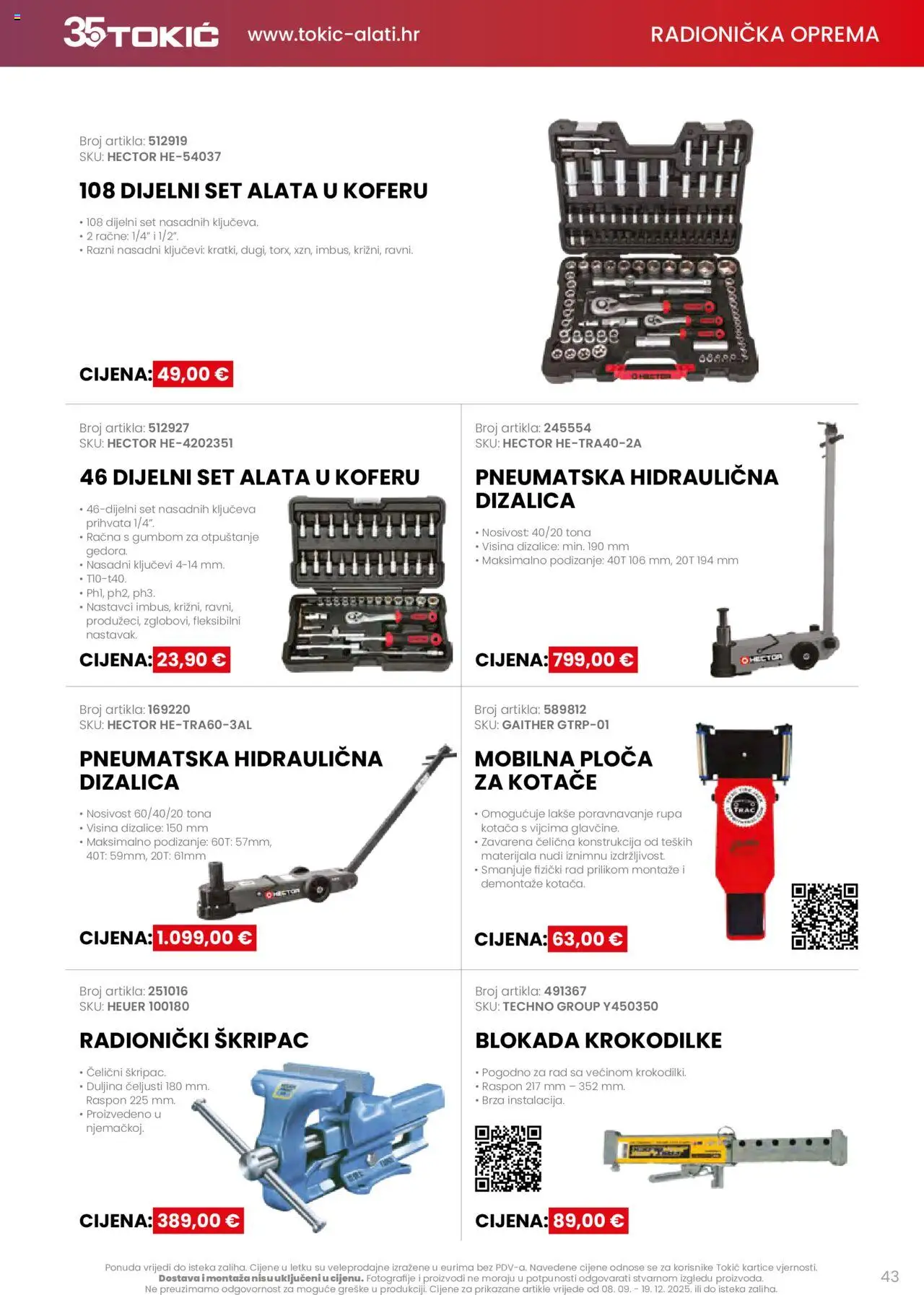 Tokić katalog | vrijedi od 08.09.2025 | Stranica: 43