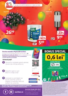 Ofertele Auchan valabile de la 11.03.2026 | Pagină: 26 | Produse: Telefon, Bucătărie, Lampă