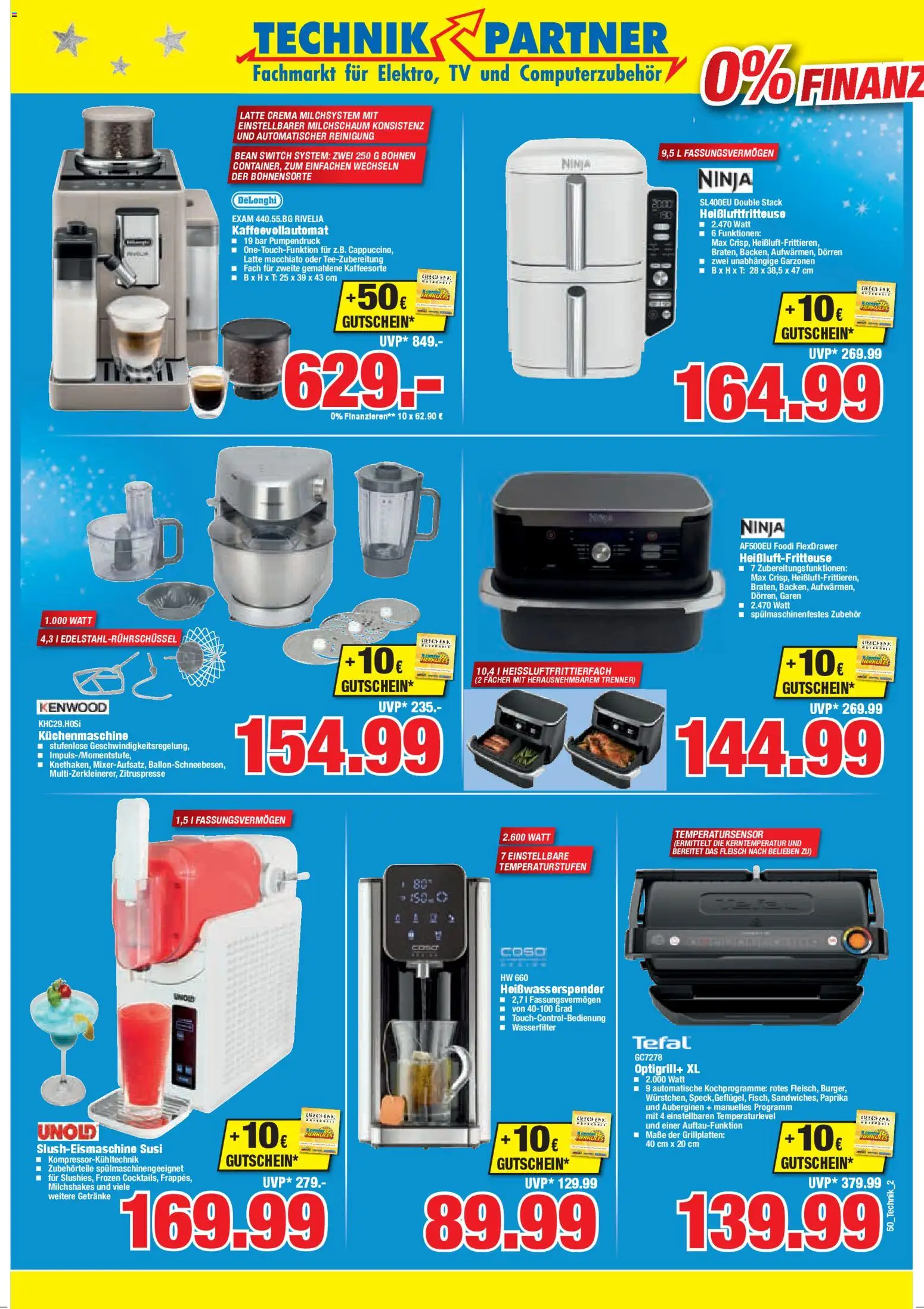 HERKULES Technik Partner – gültig ab 08.12.2025 | Seite: 2 | Produkte: Paprika, Kaffeevollautomat, Heißluftfritteuse, Fleisch