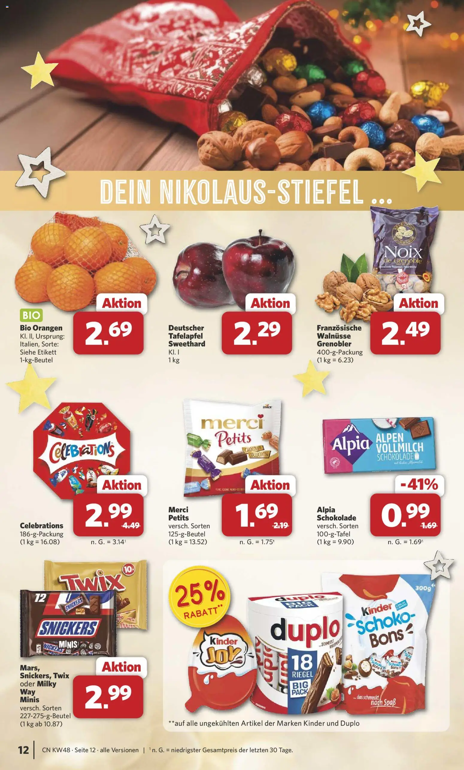 Combi - Black Friday – gültig ab 24.11.2025 | Seite: 13 | Produkte: Merci, Orangen, Celebrations, Twix