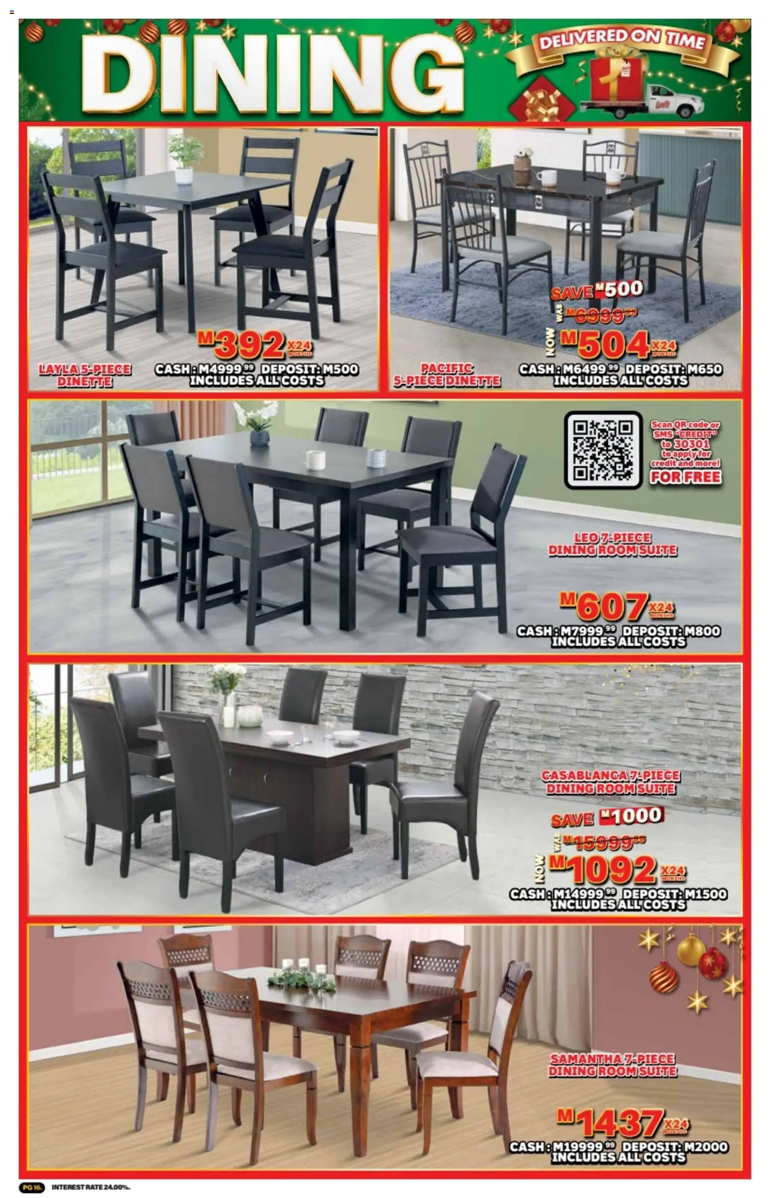 New Lewis Stores catalogue – valid from 10.11.2025 | Page: 16 | Products: Dining room suite