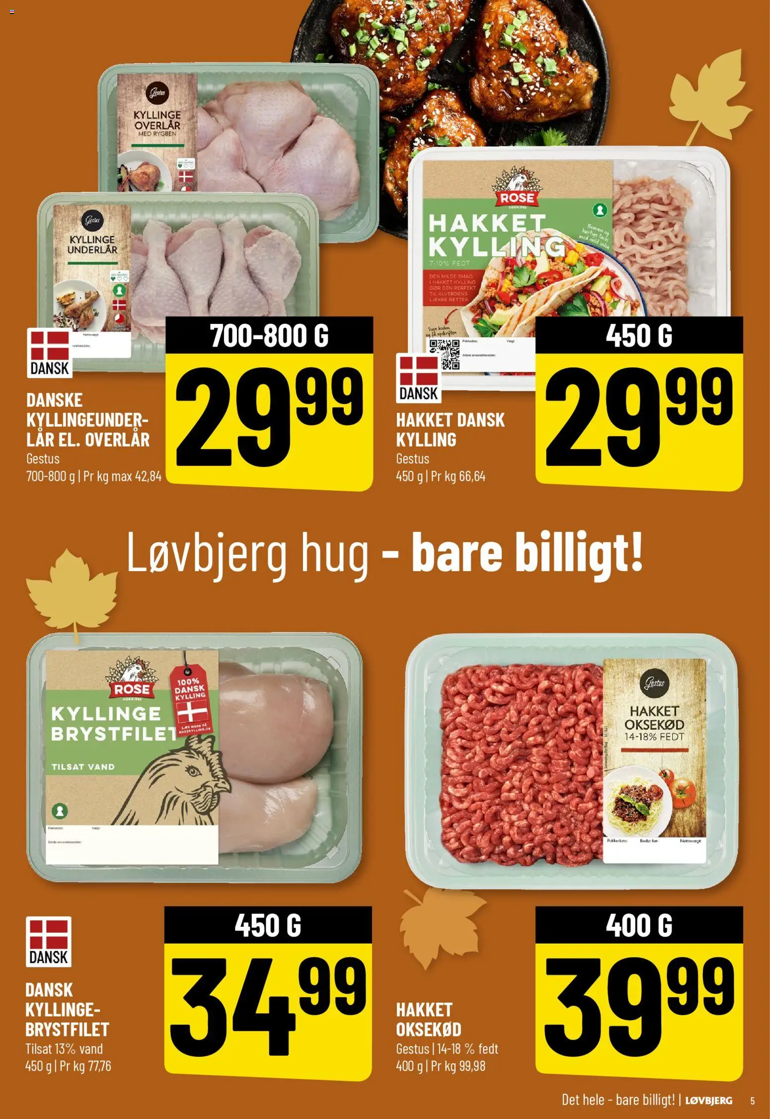 Løvbjerg tilbudsavis – gyldig fra 24.10.2025 | Side: 5 | Produkter: Oksekød