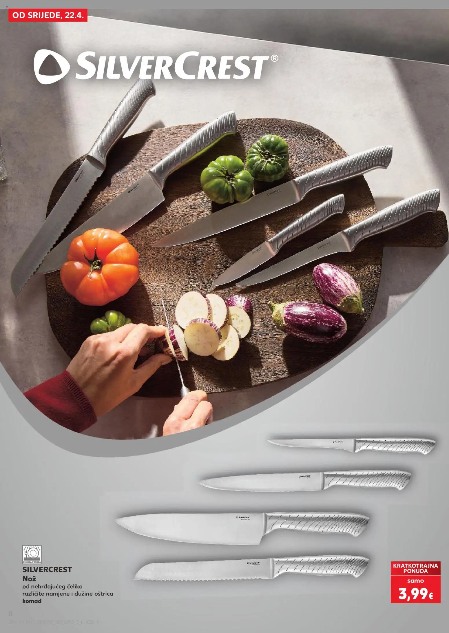 Kaufland katalog | vrijedi od 22.04.2026 | Stranica: 8 | Proizvodi: Nož