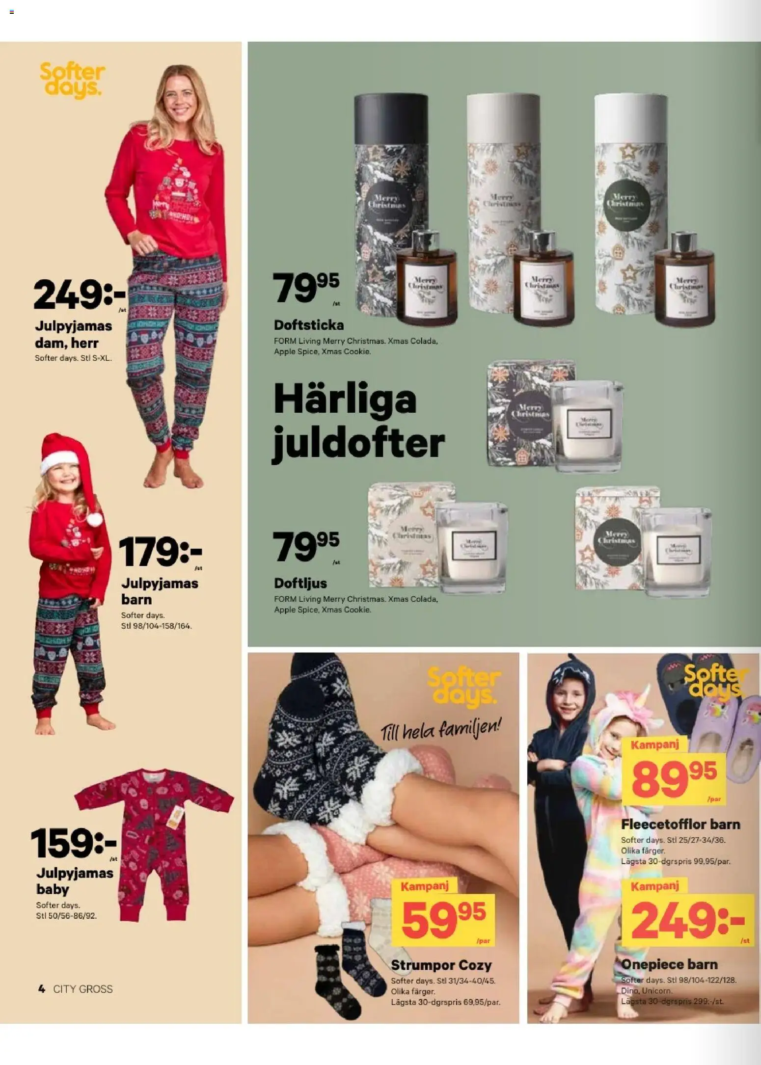 City Gross reklamblad aktuell från 22.12.2025 | Sida: 12 | Produkter: Strumpor, Äpple