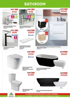 Leroy Merlin specials catalogue – valid from 02.03.2026 | Page: 3 | Products: Mixer, Toilet, Bath, Basin