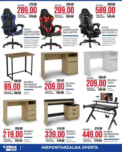 Pogląd oferty "Abra meble gazetka" - ważna od 04.03.2026 | Strona: 6 | Produkty: Fotel, Biurko