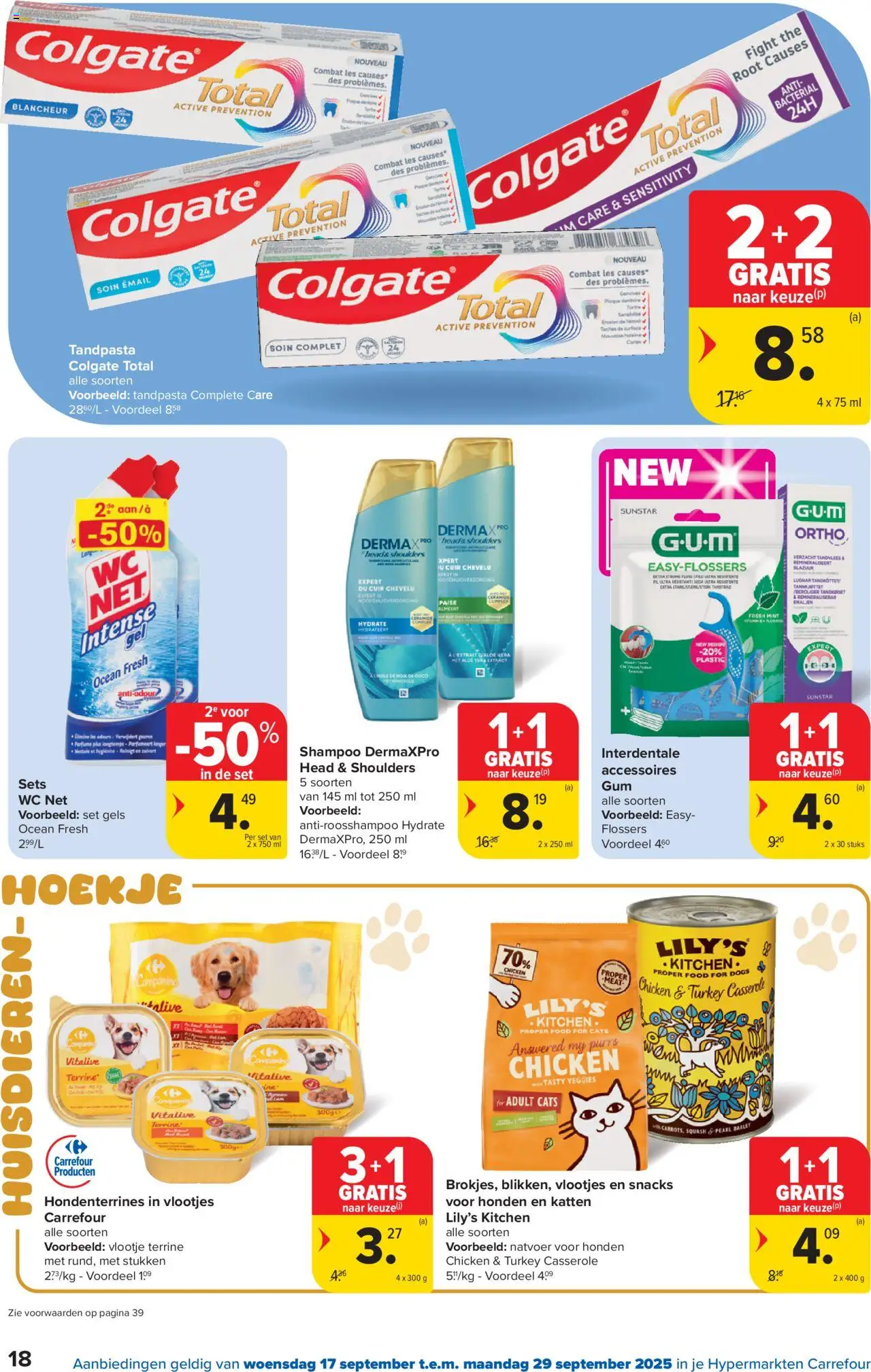  | Pagina: 18 | Producten: Libacomb, Snacks, Shampoo, Tandpasta