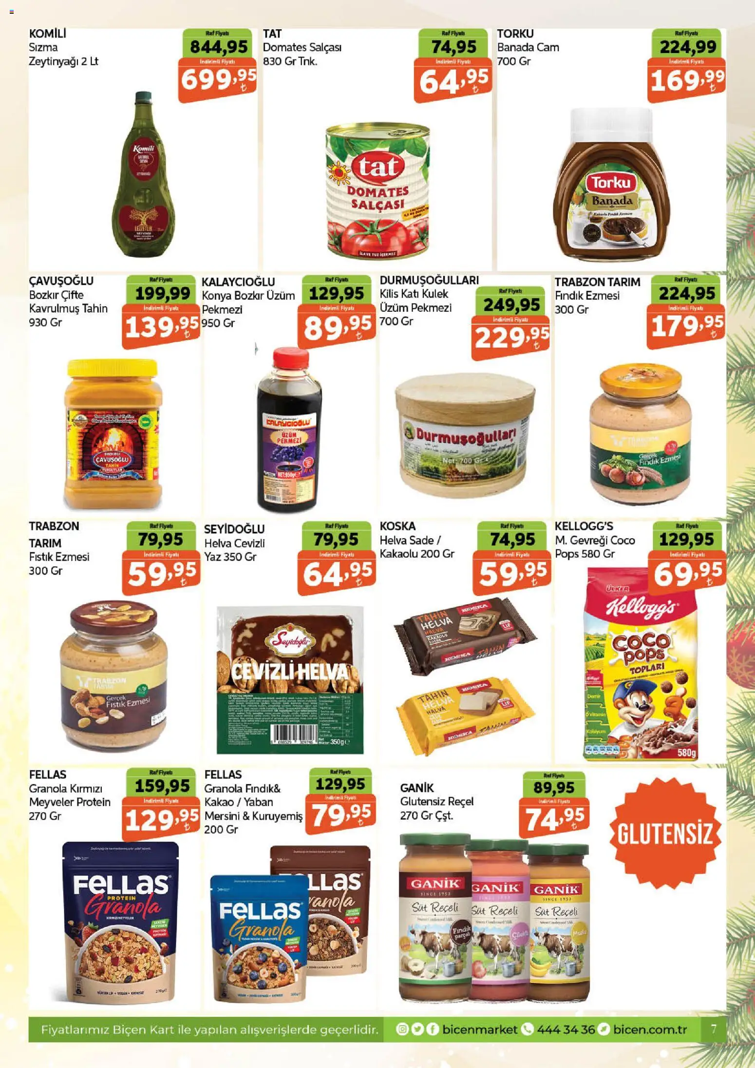 Biçen Market Katalog - 25.12.2025 tarihinden itibaren geçerlidir | Sayfa: 7 | Ürünler: Raf, Fıstık, Süt, Domates