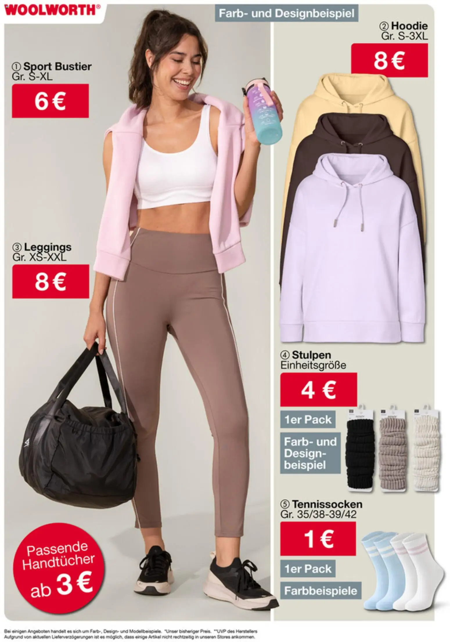 Woolworth Prospekt 	 – gültig ab 02.01.2026 | Seite: 22 | Produkte: Hoodie, Leggings