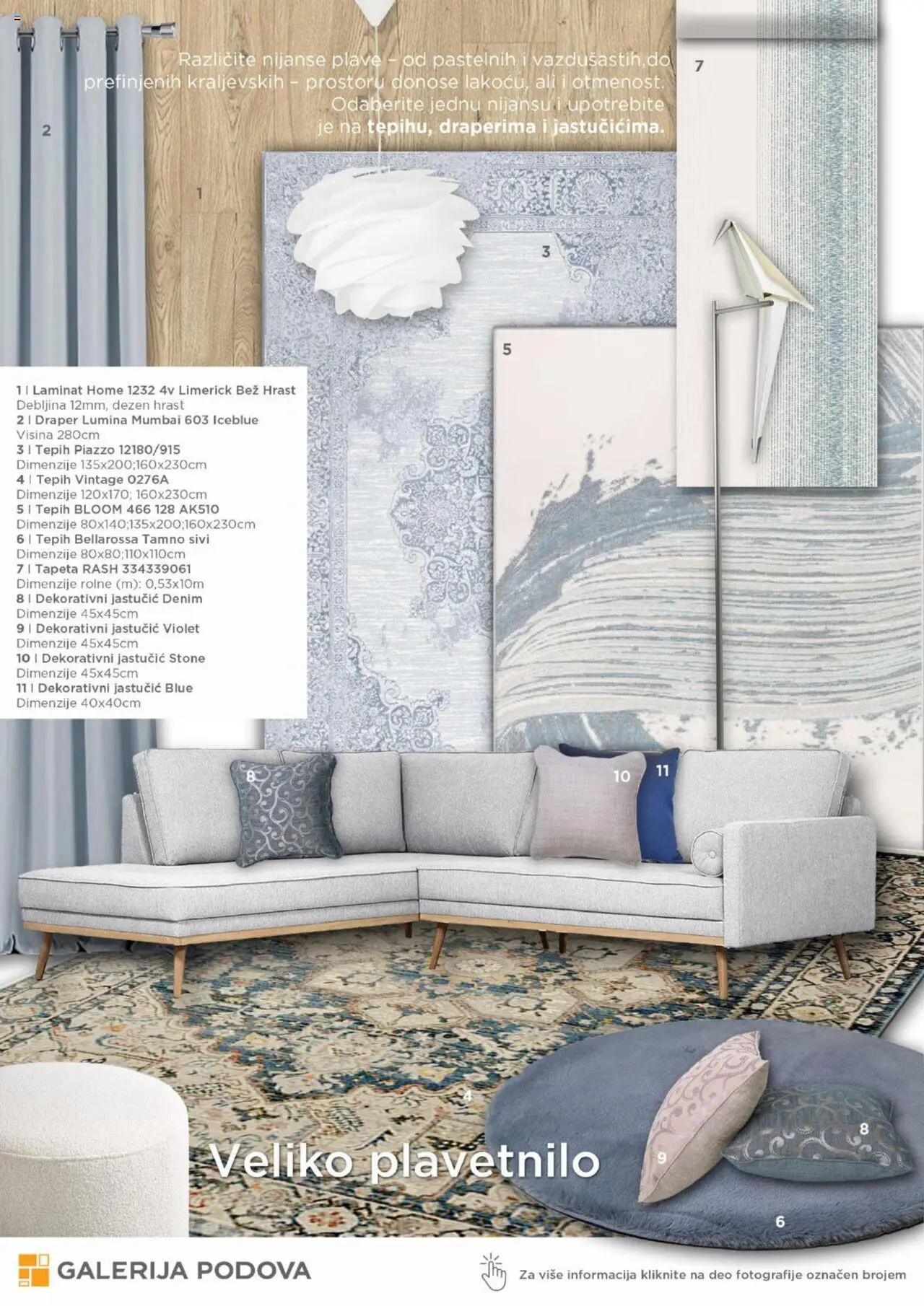Galerija Podova katalog - važi od 20.05.2025 | Strana: 14 | Proizvode: Tepih