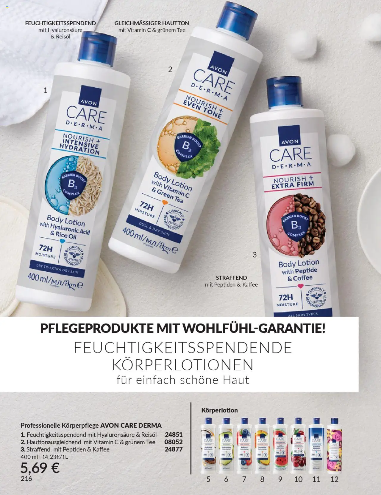 AVON Katalog Oktober 2025 – gültig ab 01.10.2025 | Seite: 218 | Produkte: Kaffee, Body Lotion, Körperlotion, Tee