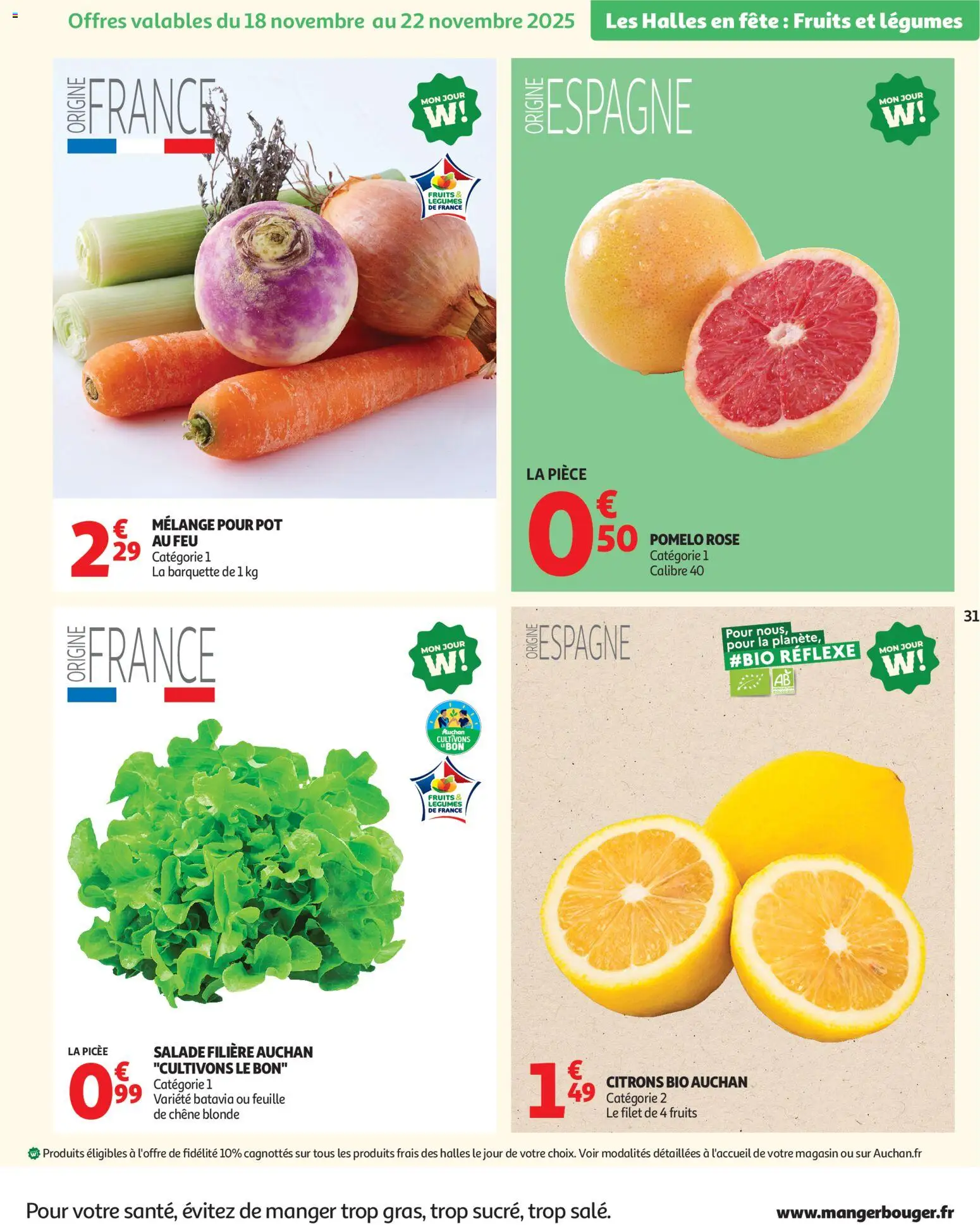 {H1} | Pagina: 31 | Producten: Salade, La, Pot