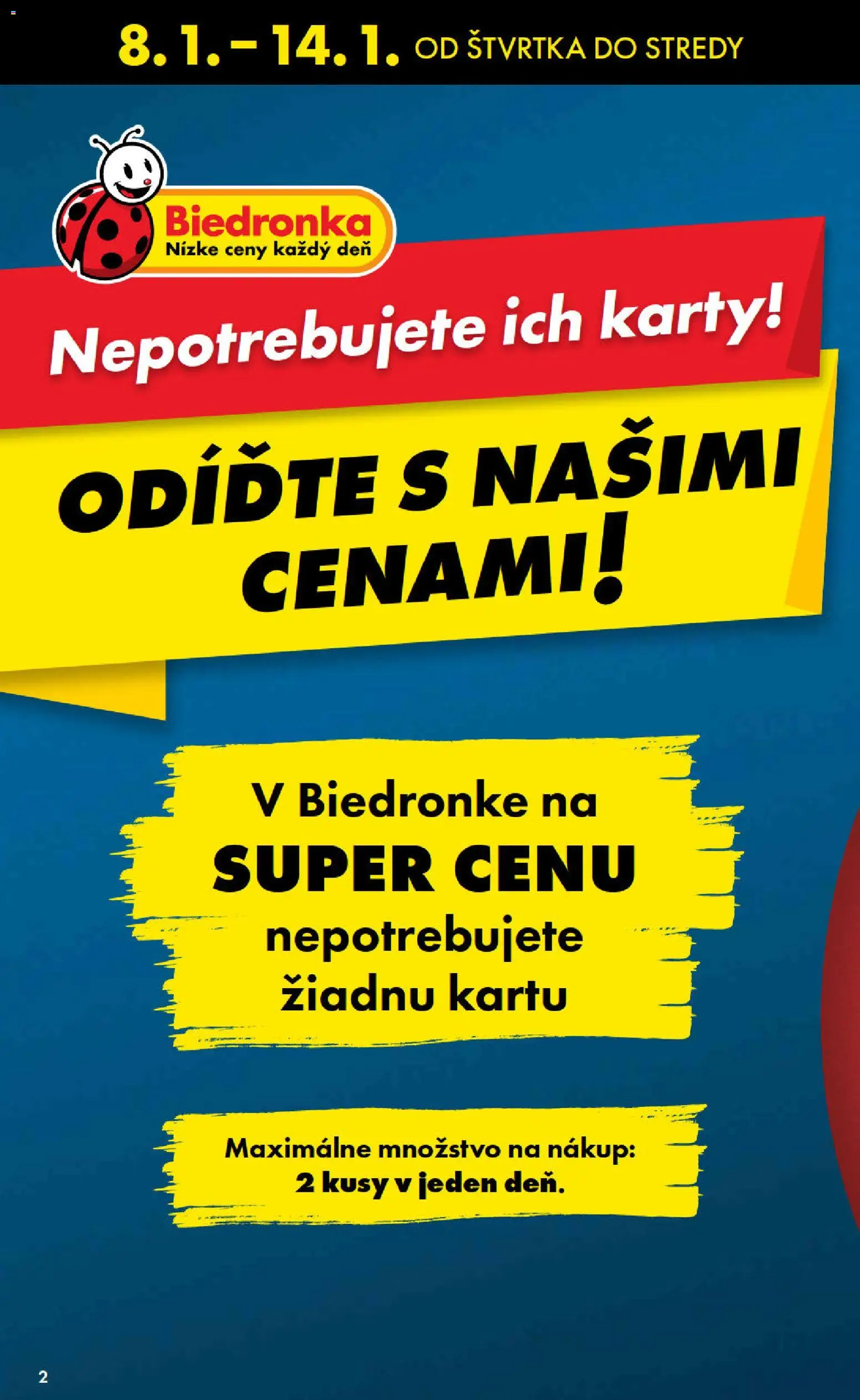 Nové Biedronka akcie – leták je platný od 08.01.2026 | Strana: 2
