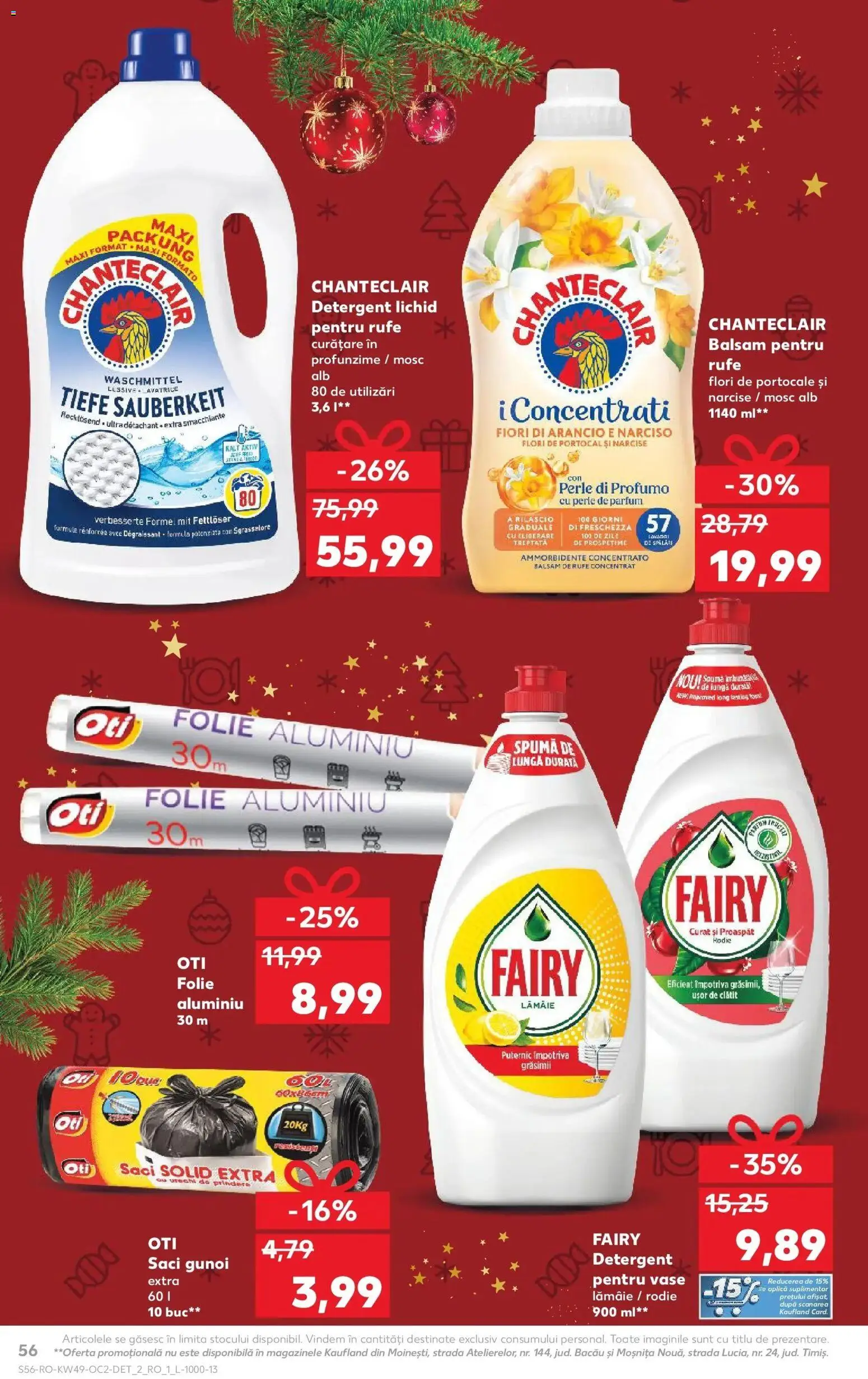 Noul catalog Kaufland – valabil de la 03.12.2025 | Pagină: 56 | Produse: Akrilik boya, Parfum, Detergent, Lămâie