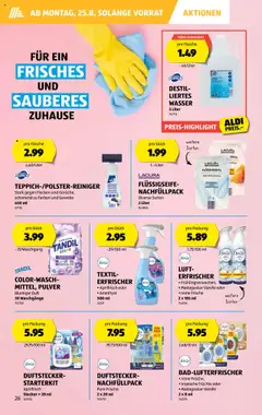 Aldi Aktionen ab 21.08.2025 | Seite: 27 | Produkte: Duft, Seife, Früchte, Wasser