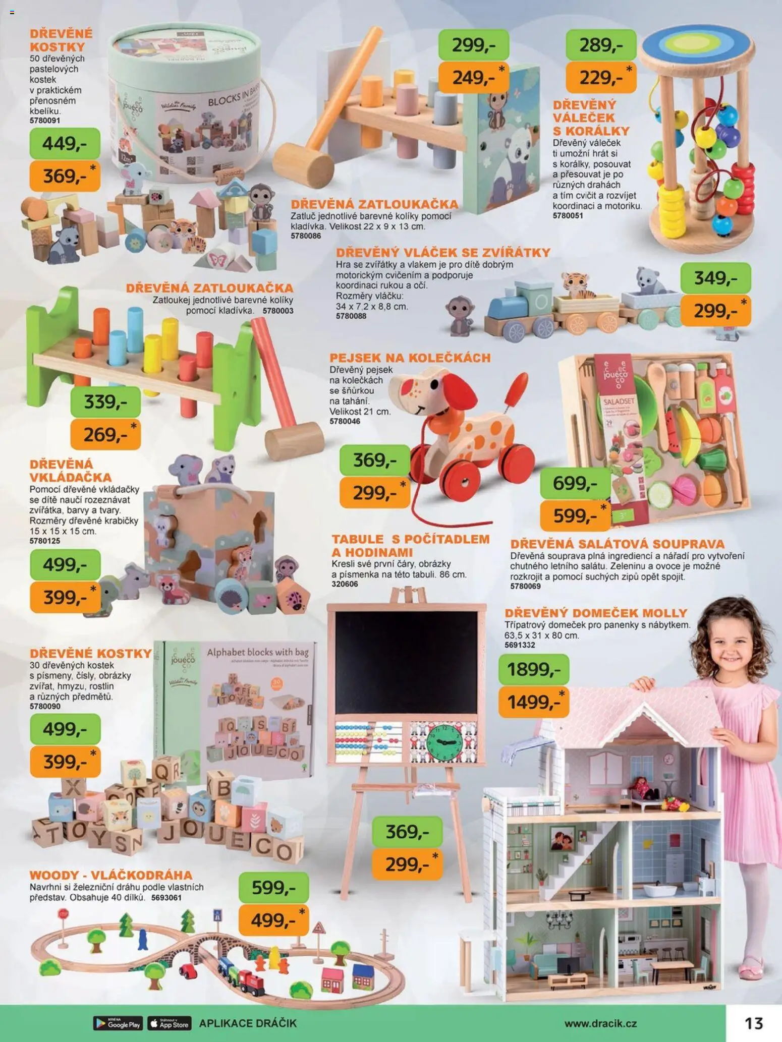 Dráčik leták od 03.10.2025 | Strana: 15 | Produkty: Tabule, Hra, Vláčkodráha, Barvy