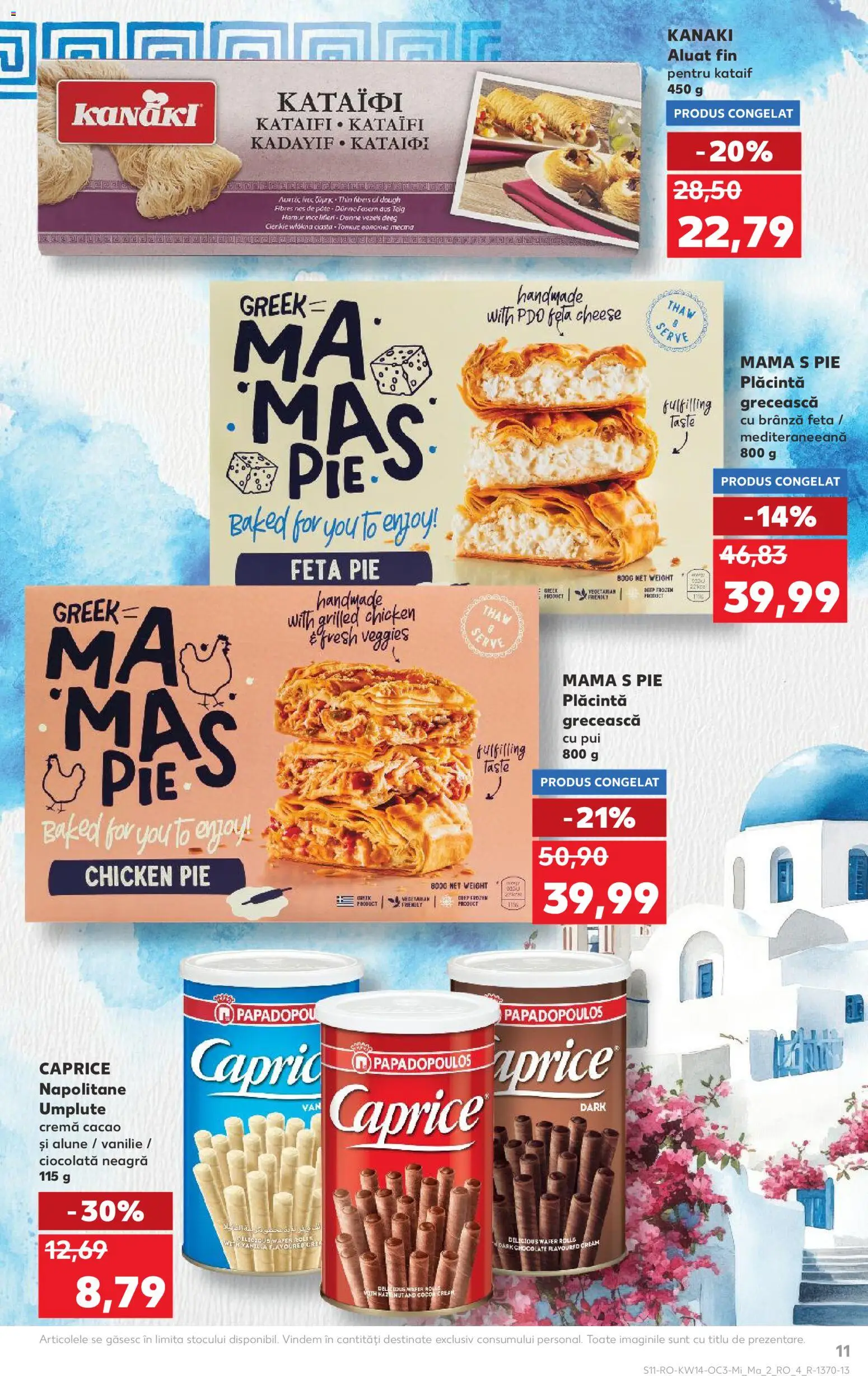 Noul catalog Kaufland – valabil de la 01.04.2026 | Pagină: 11 | Produse: Brânză, Cremă, Ciocolată, Cacao