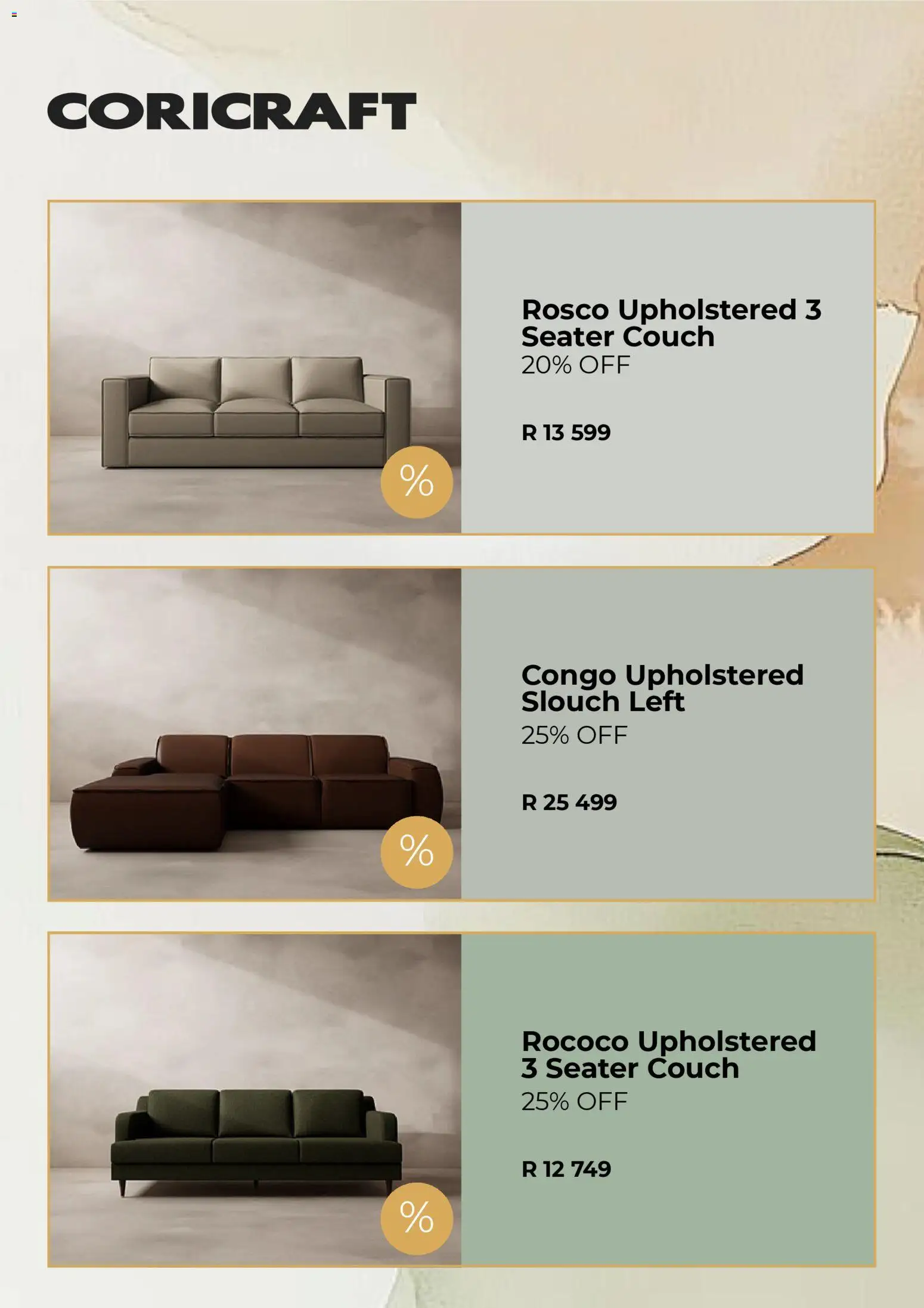 New Coricraft catalogue – valid from 01.02.2026 | Page: 3 | Products: Seater, Couch