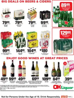 OK Foods KwaZulu-Natal - OK Liquor │ valid from 09.07.2025 | Page: 2 | Products: Brandy, Cider, Beer, Lemon