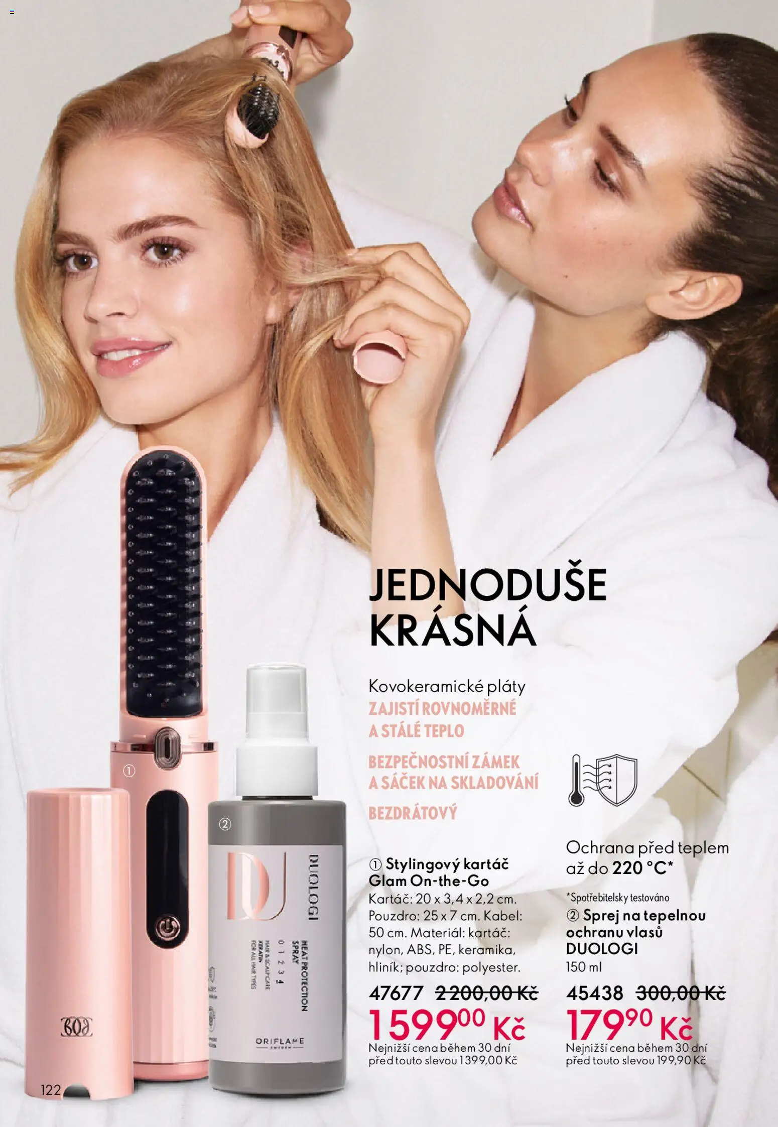 Oriflame katalog č. 05/2026 od 25.03.2026 | Strana: 122 | Produkty: Kabel, Pouzdro, Kartáč, Sáček