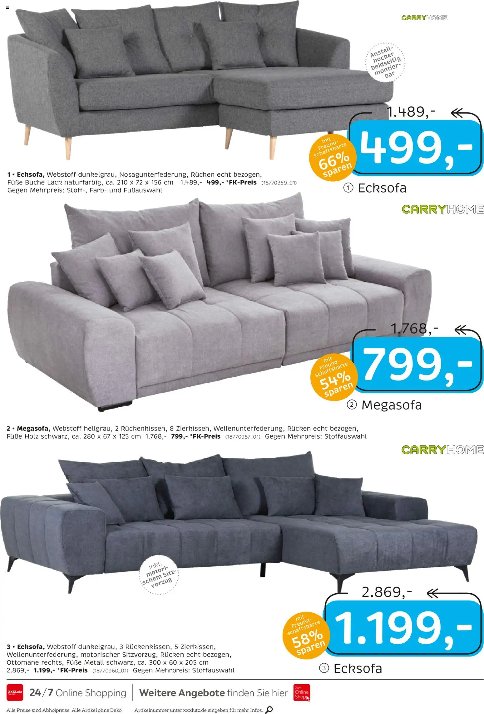 XXXL Lutz Junges Wohnen – gültig ab 16.11.2025 | Seite: 2 | Produkte: Hocker, Ecksofa