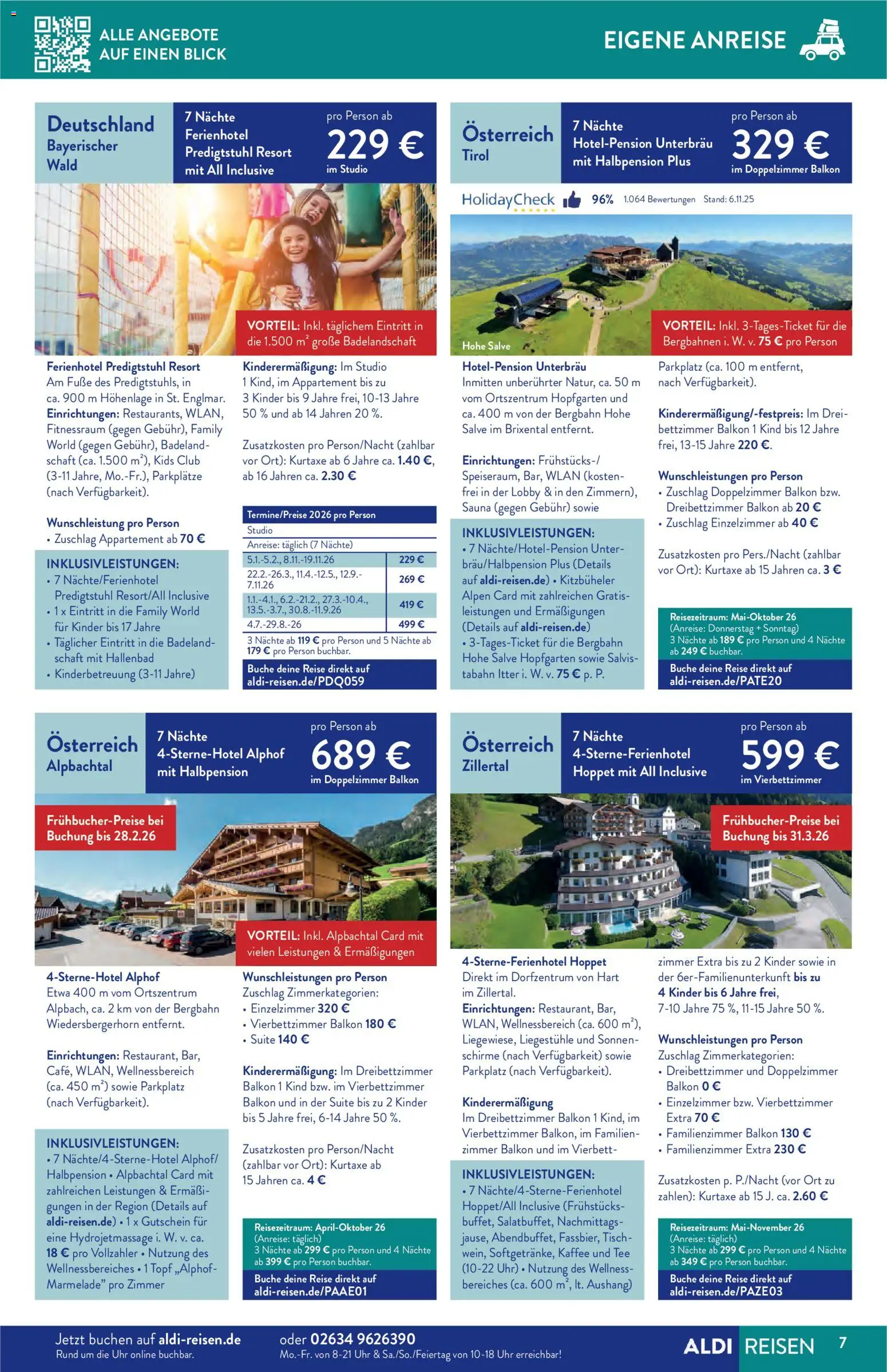 Aldi Reisen  Reisemagazin – gültig ab 01.01.2026 | Seite: 7