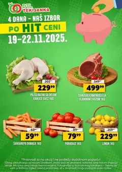 Tekijanka nedeljna top ponuda - pregled Tekijanka kataloga - važi od 19.11.2025