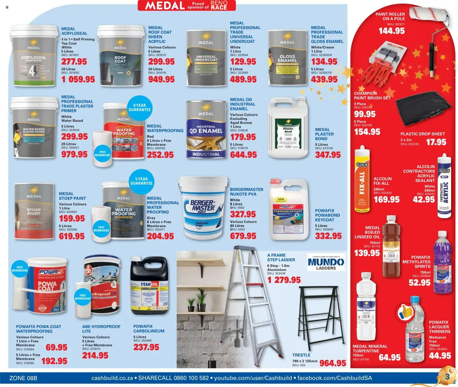 New Cashbuild catalogue – valid from 24.11.2025 | Page: 3 | Products: Primer, Coat, Paint, Enamel