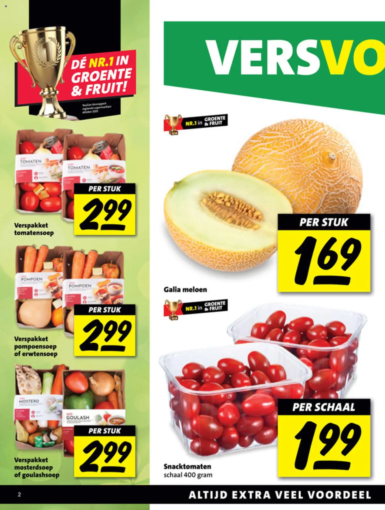 {H1} | Pagina: 2 | Producten: Meloen, Pompoen, Schaal, Fruit