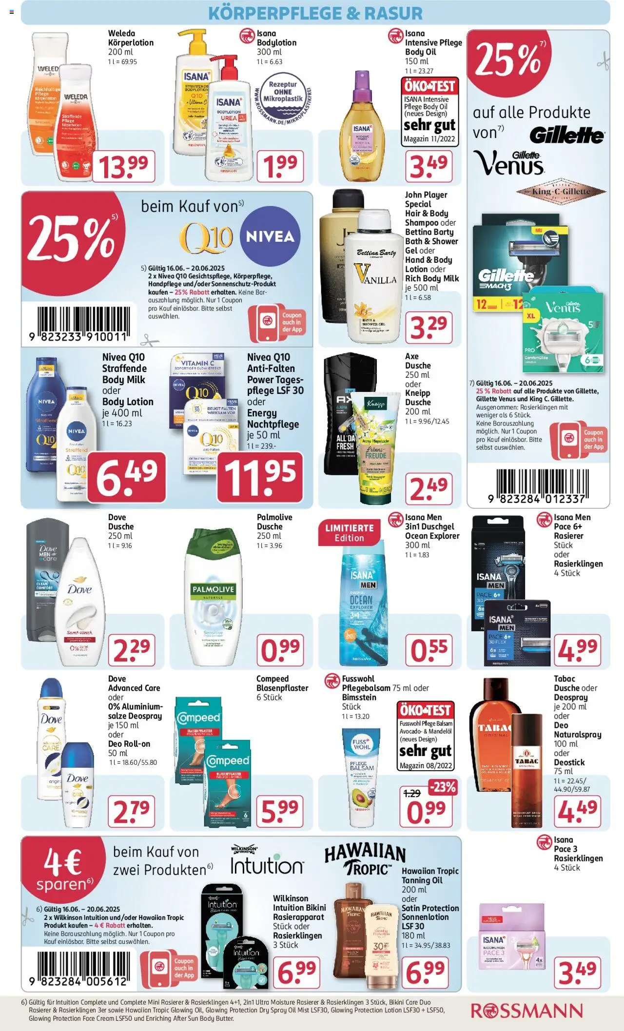Rossmann Prospekt 	 - gültig ab dem 16.06.2025 | Seite: 11 | Produkte: Avocado, Axe, Body Lotion, Deo Roll-On