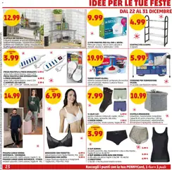 Anteprima del volantino Volantino PENNY	 valido a partire dal 15.12.2025 | Pagina: 23 | Prodotti: Presa multipla, Scarpe, Cavo, Scaffale