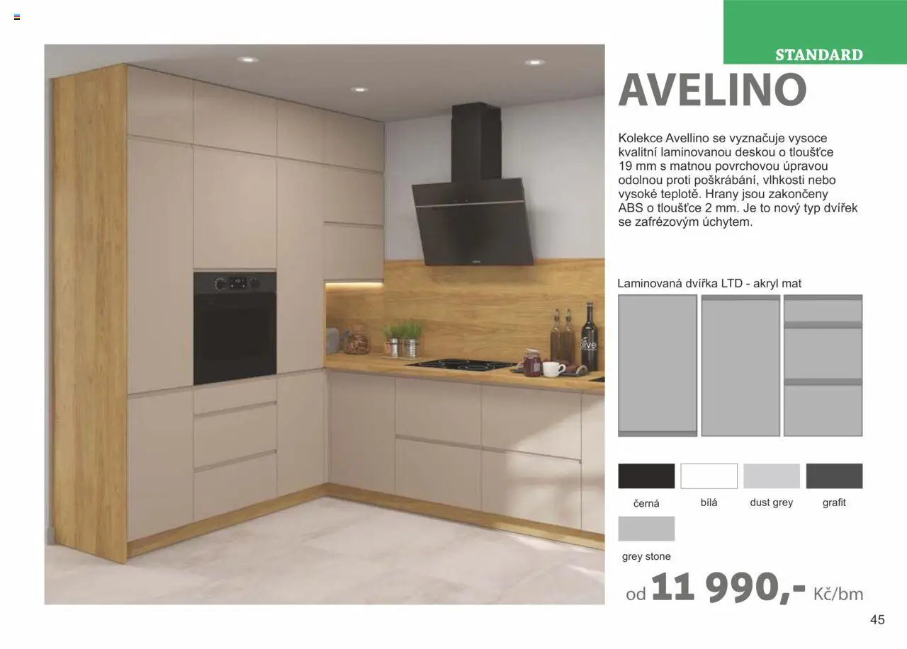 Jamall nábytek katalog - Kuchyně od 17.04.2025 | Strana: 45
