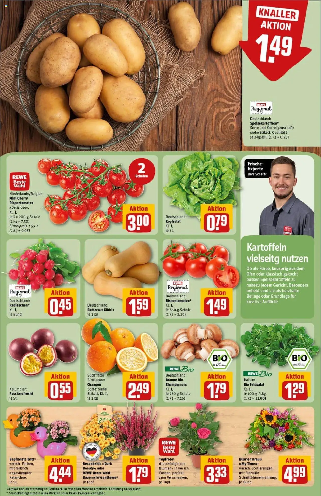Rewe prospekt Pattensen	 – gültig ab 01.09.2025 | Seite: 9 | Produkte: Orangen, Champignons, Kartoffeln, Kürbis