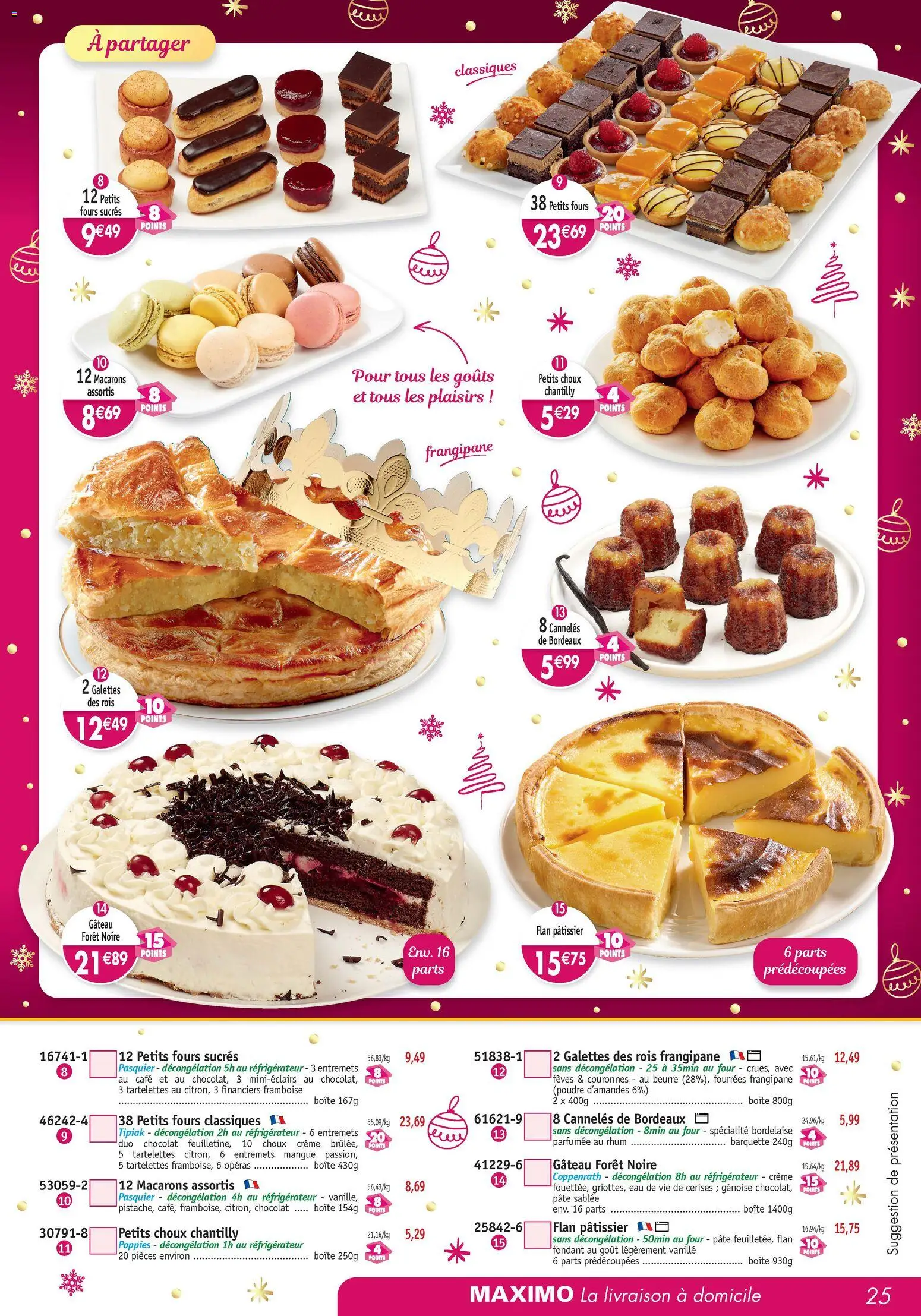 {H1} | Page: 25 | Produits: Mangue, Réfrigérateur, Poudre, Macarons