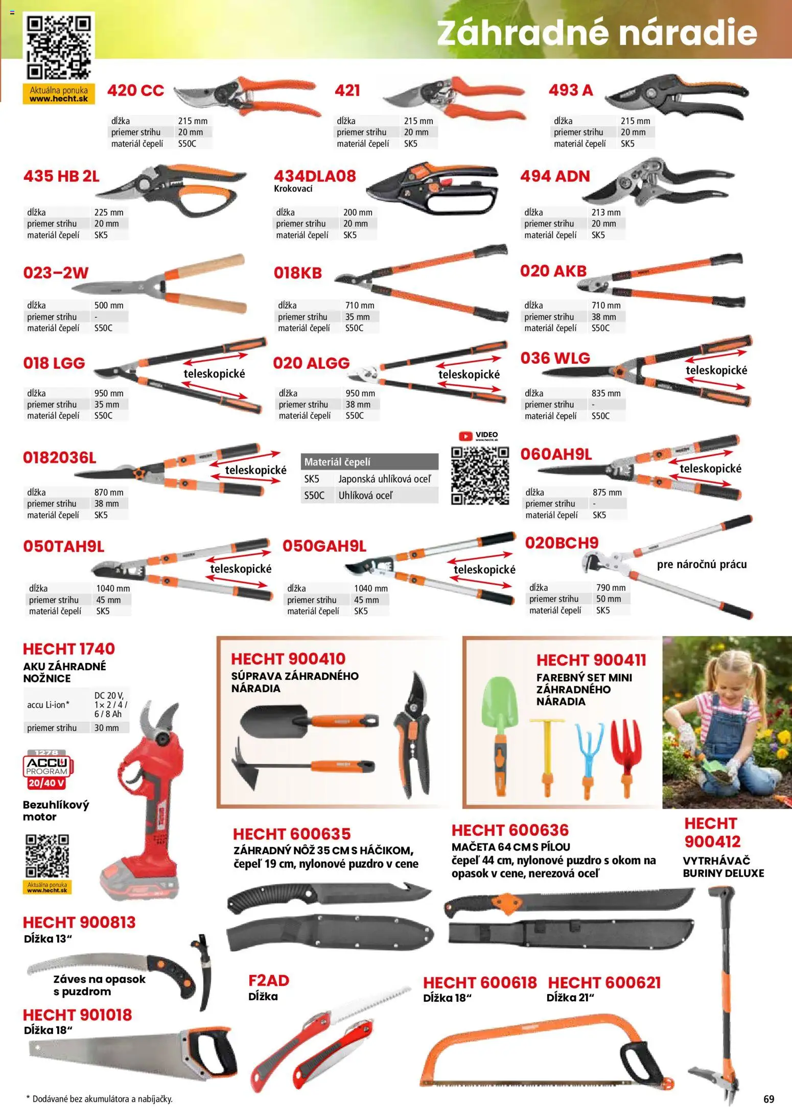 Nové Hecht akcie – leták je platný od 19.02.2026 | Strana: 69 | Produkty: Náradie, Aku, Video, Puzdro