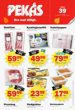 Pekås - erbjudanden - Förhandsvisning av reklamblad från butik Pekås aktuell från 22.09.2025